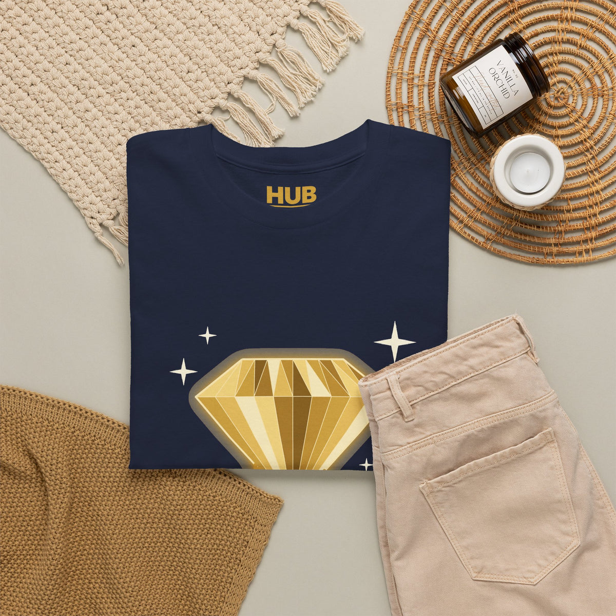 Pressure Makes Diamonds Tee – Black & Gold Streetwear