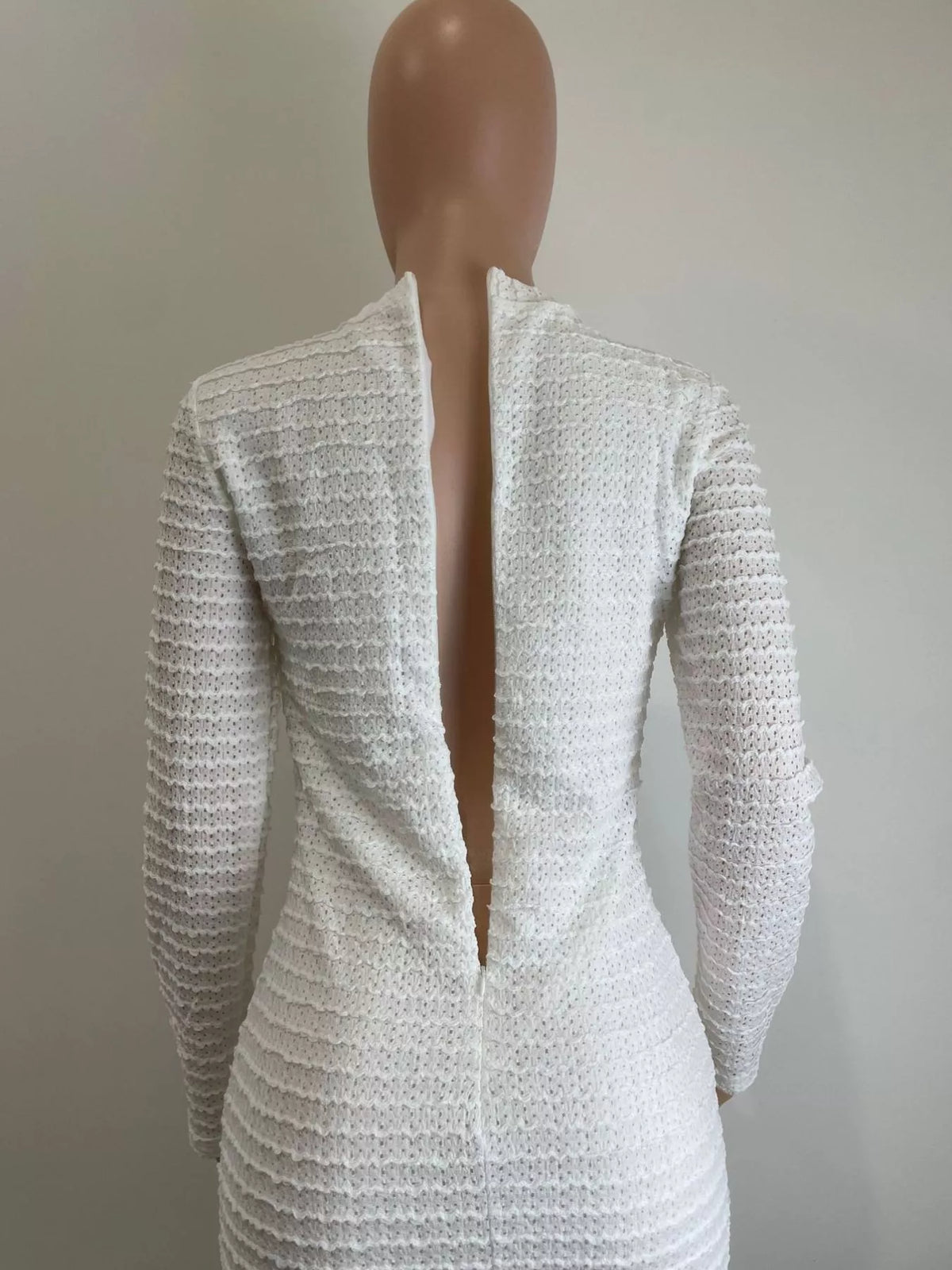 Plush Fashion Hub textured decor button midi dress with a soft plush fabric and stylish design, ideal for casual or formal occasions.