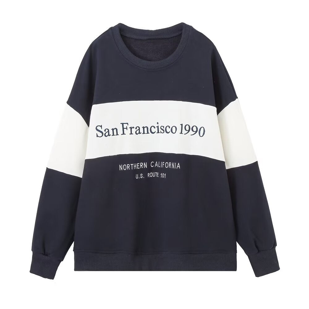 Eprolo embroidered hoodie with simple text design, casual fit, soft fabric, and versatile style for everyday wear.
