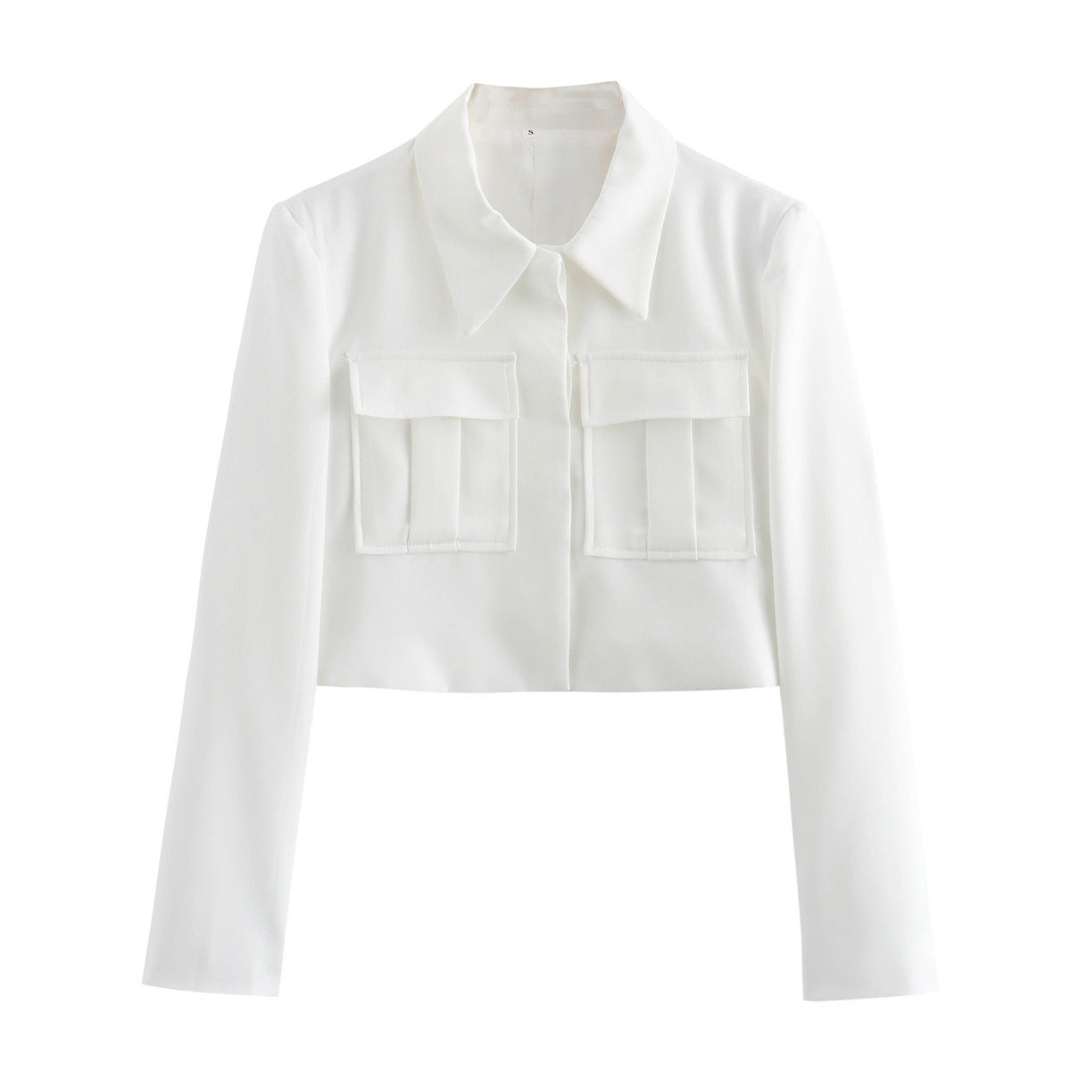 Women's fashion short jacket and long pants suit by eprolo, stylish and comfortable pant suit for women.