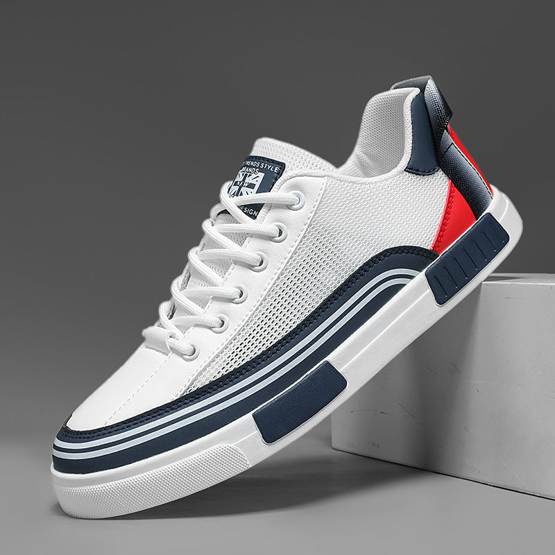 Plush Fashion Hub thin mesh perforated sneakers with breathable design and stylish look, perfect for casual wear.