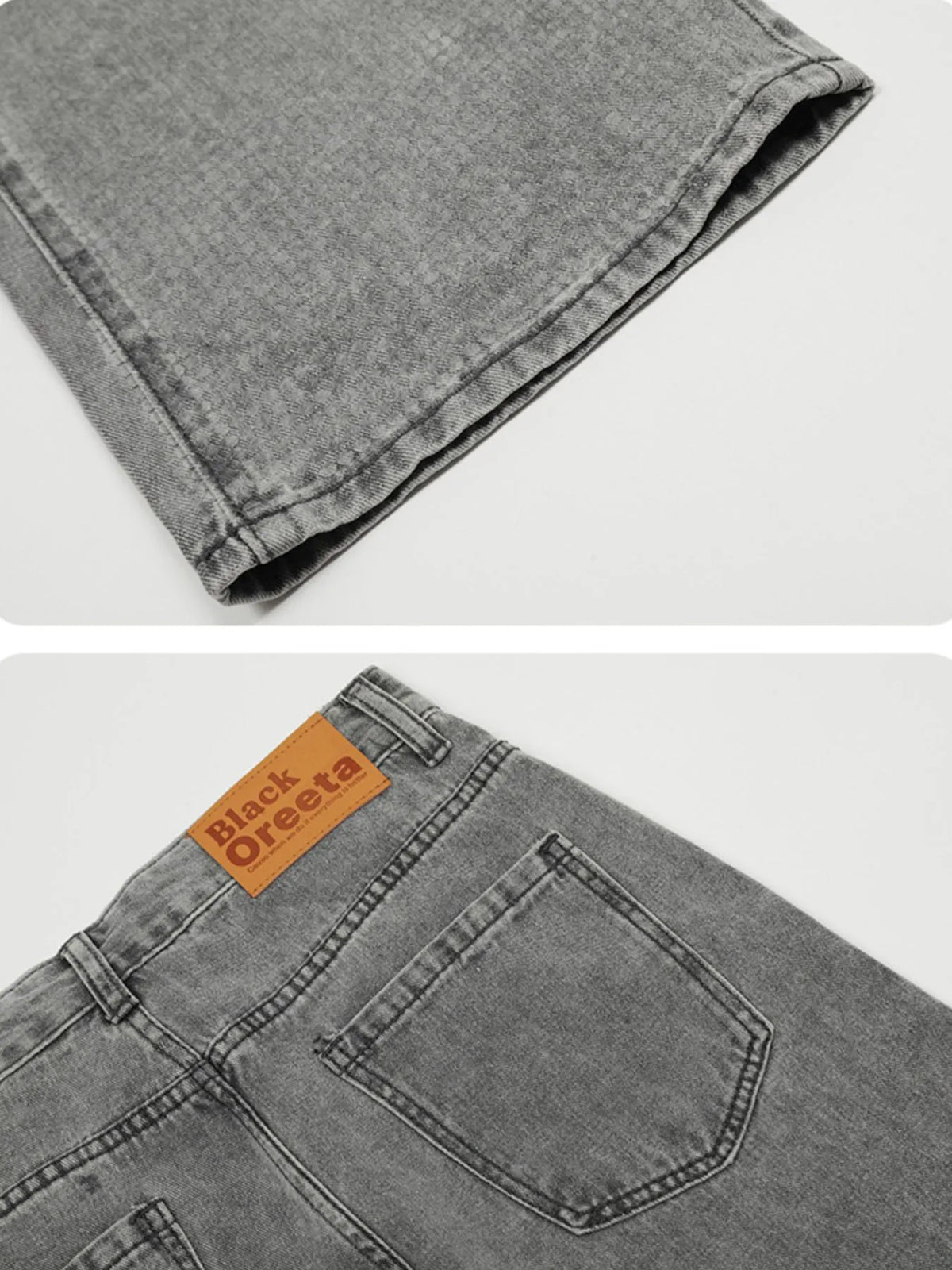 Men's straight-leg denim jeans by Plush Fashion Hub, showcasing classic blue denim with front pockets and a relaxed fit.