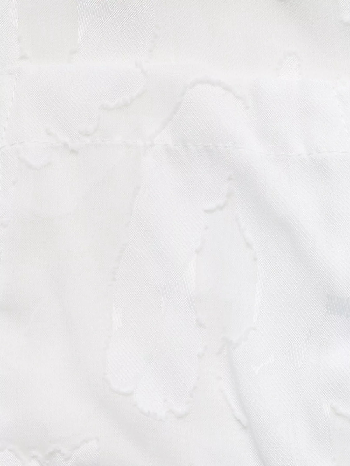 Sheer button-down shirt from Trendsi featuring a lightweight, semi-transparent fabric and classic collar design.