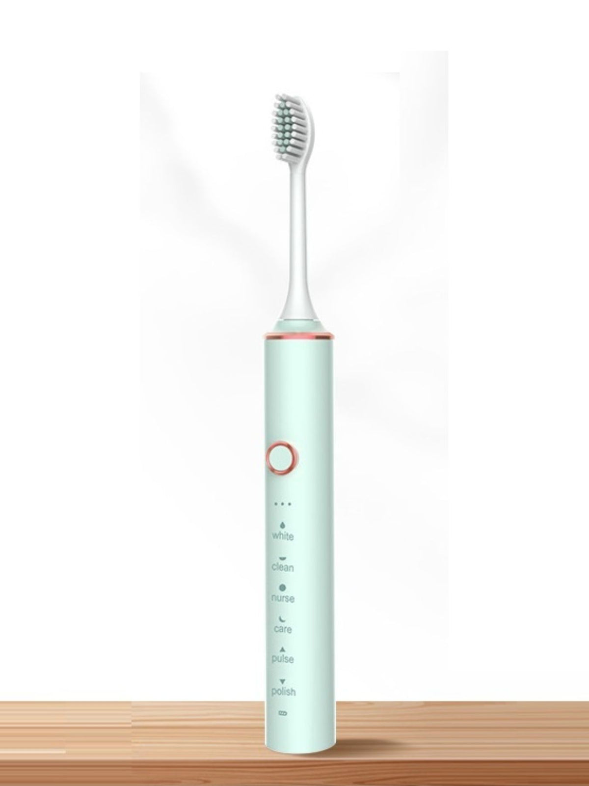 8-piece electric toothbrush set by Plush Fashion Hub, including multiple brush heads and charging base for professional dental care.