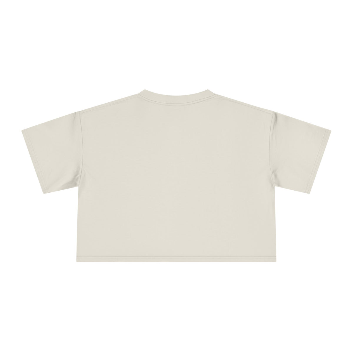Maison Plush Monogram Crop Tee | Women's Cute Luxury Cropped T-Shirt