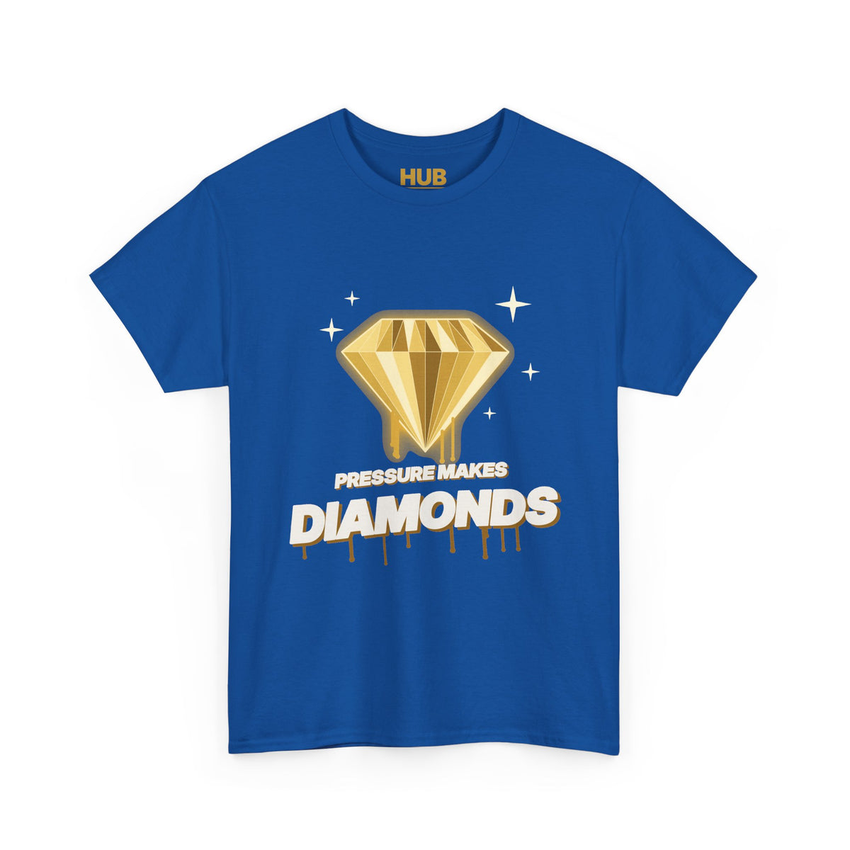 Pressure Makes Diamonds Tee – Black & Gold Streetwear