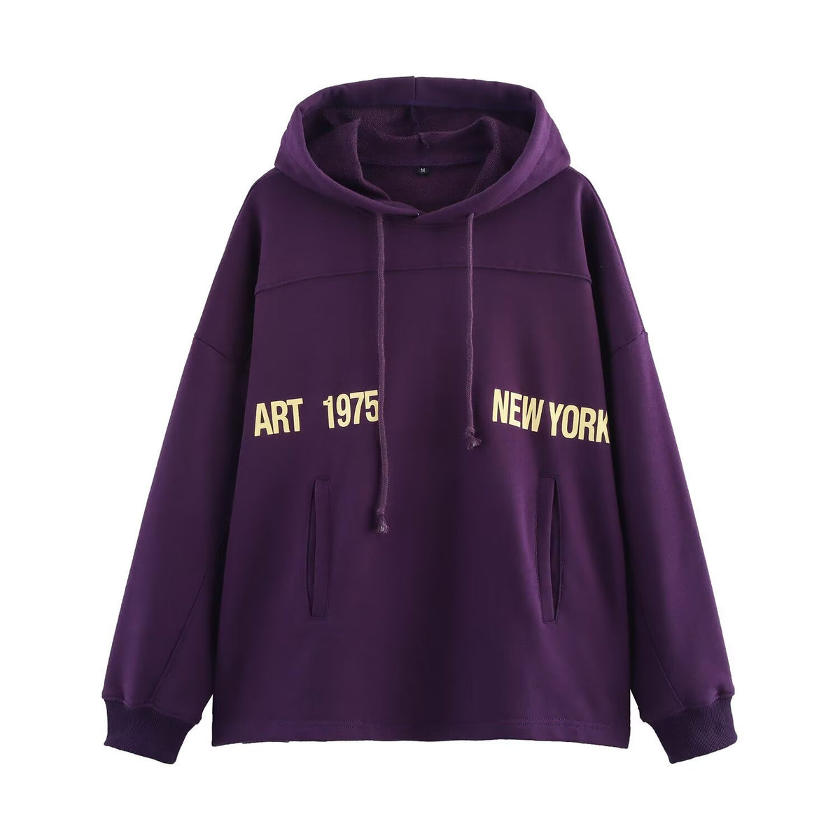 Printed hooded hoodie from Plush Fashion Hub featuring a casual, versatile design with colorful patterns and a comfortable fit.