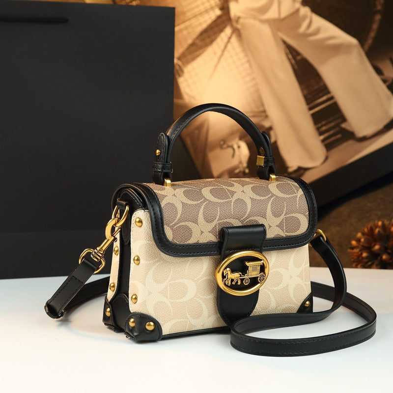 Magenta leather small square crossbody bag for women by Plush Fashion Hub, featuring a sleek design and adjustable strap.
