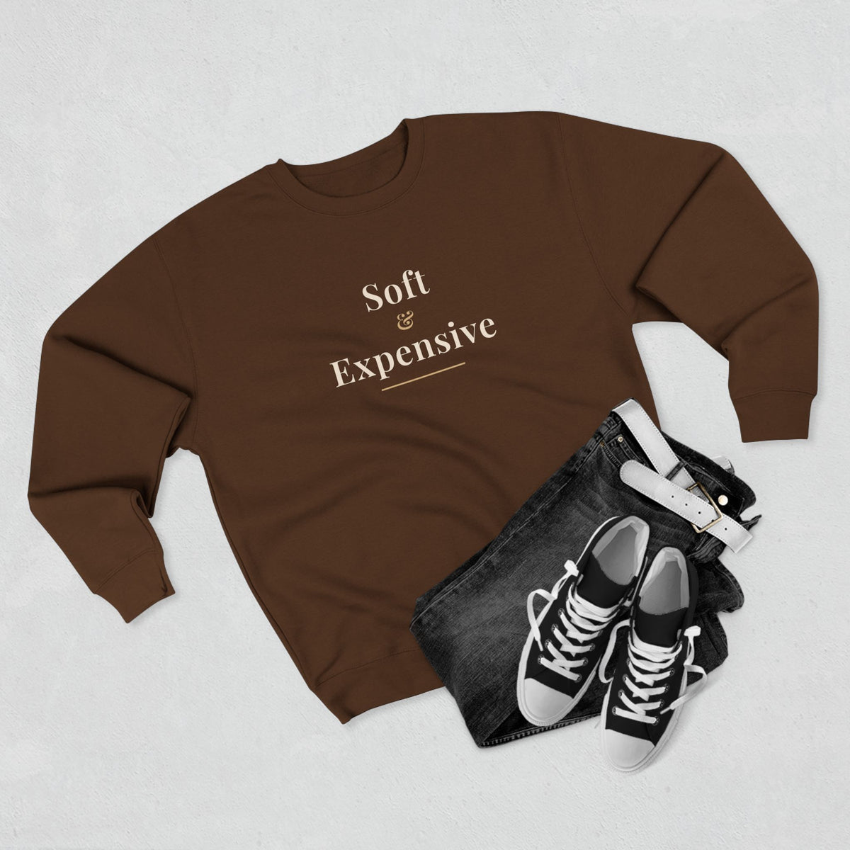 Soft & Expensive Crewneck Sweatshirt | Women's Quiet Luxury Sweatshirt