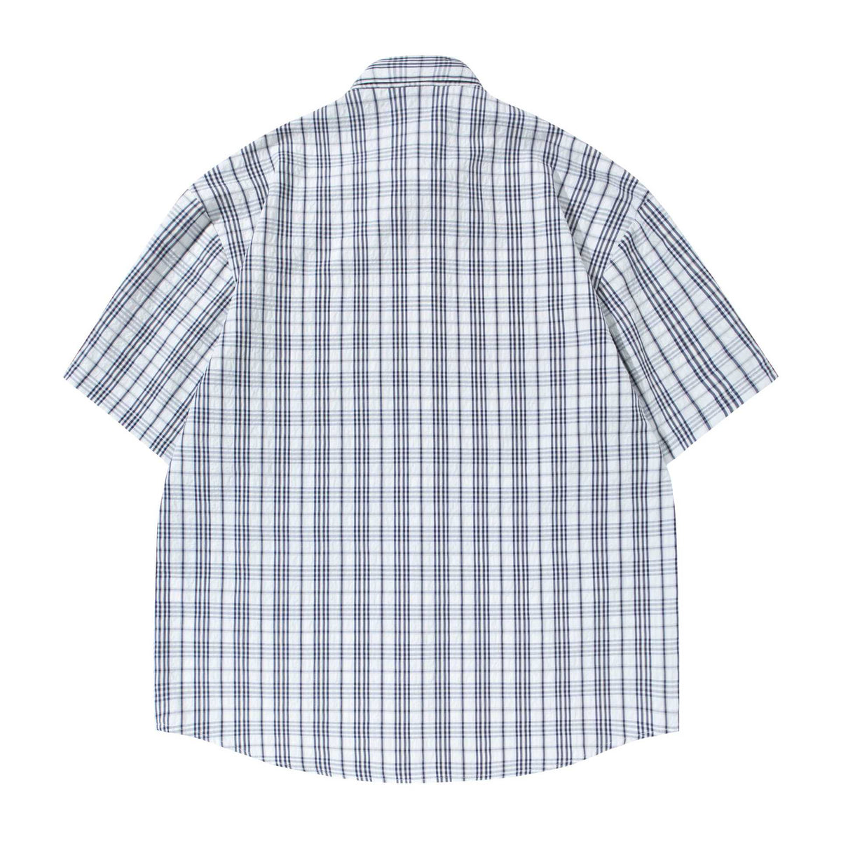 Eprolo texture plaid shirt T-shirt with a classic checkered pattern, featuring a casual fit and button-front design.
