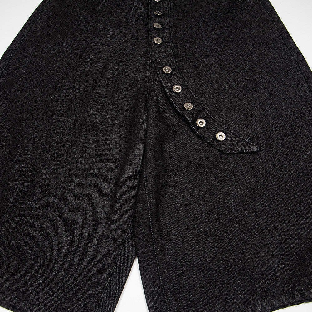 Western-inspired loose wide-leg cropped Pants by Plush Fashion Hub, shown in a relaxed fit with a stylish, breezy design.