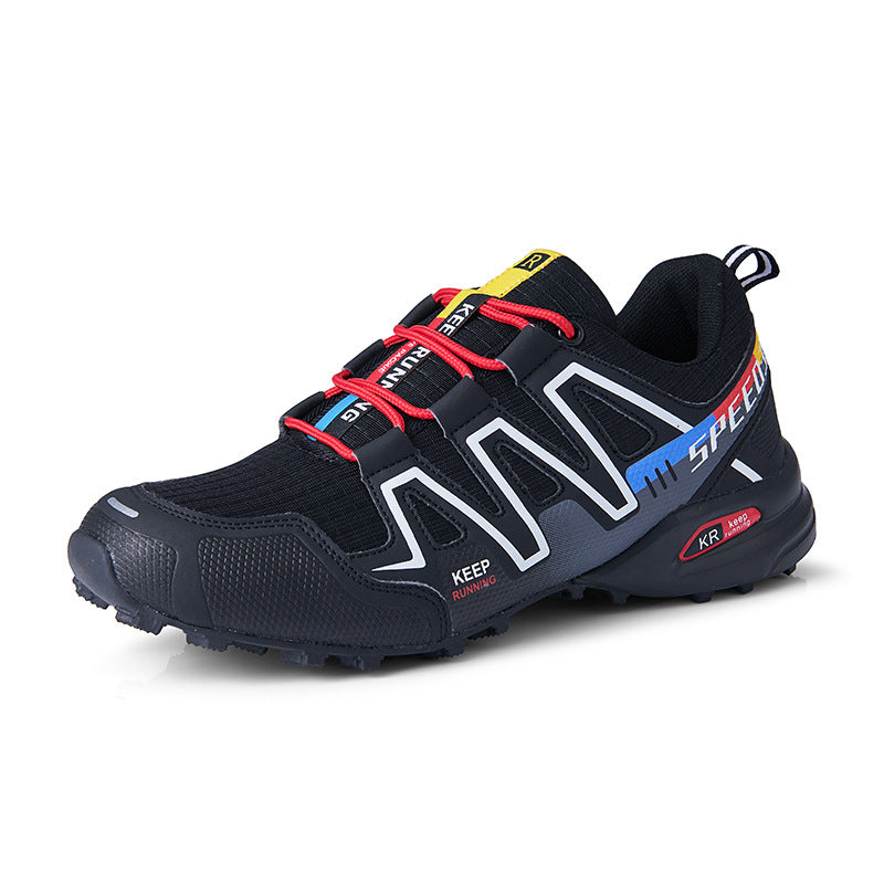 Outdoor breathable hiking and trail running sneakers for men and women by Plush Fashion Hub, showing the lightweight, supportive design