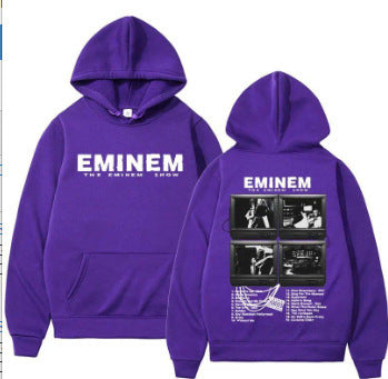 Eprolo Eminem World Tour hoodie, unisex fashion sweatshirt with graphic design, casual streetwear style, front view.