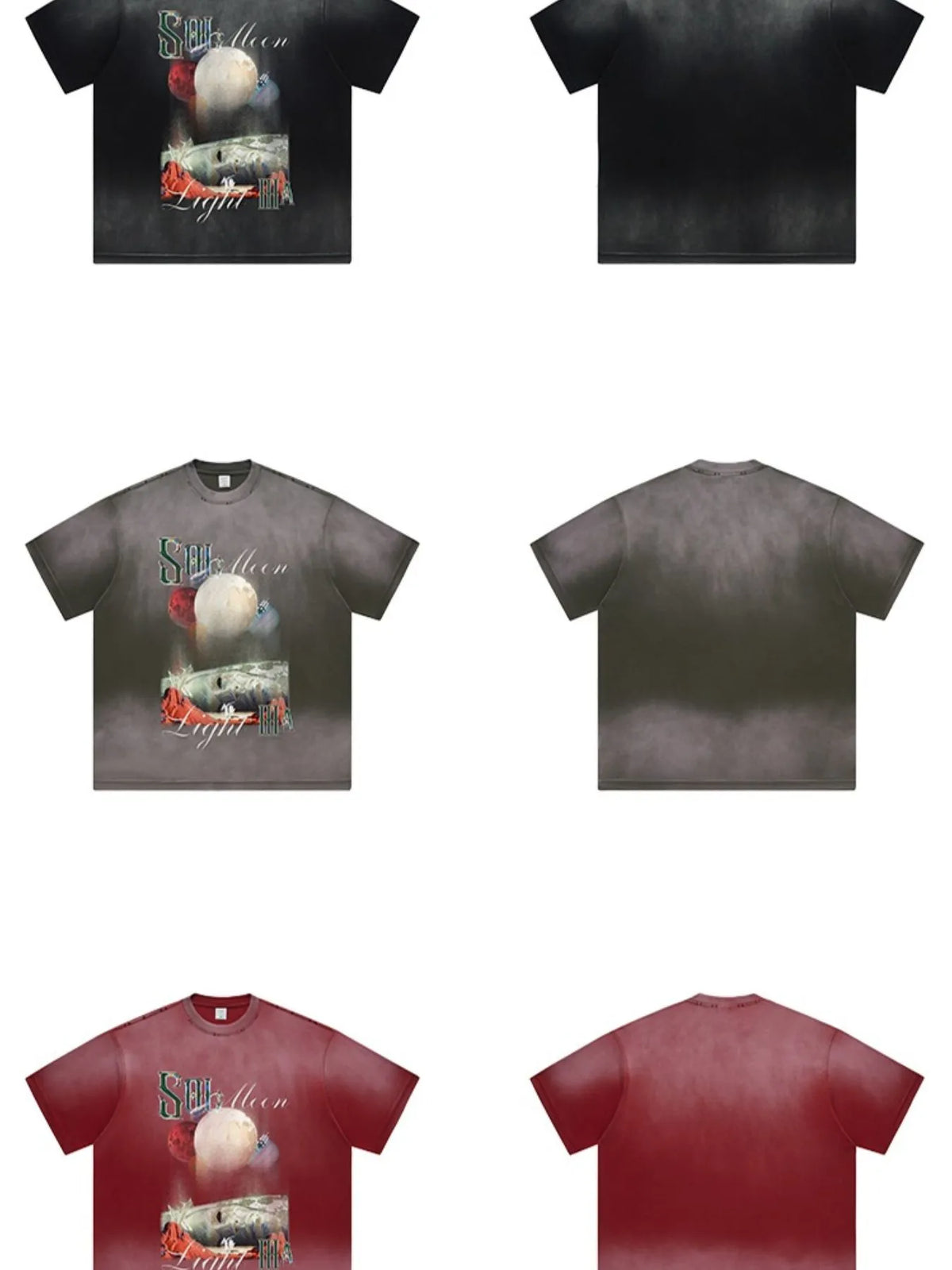 Men's graphic round neck short sleeve T-shirt from Trendsi featuring a bold design on soft fabric.