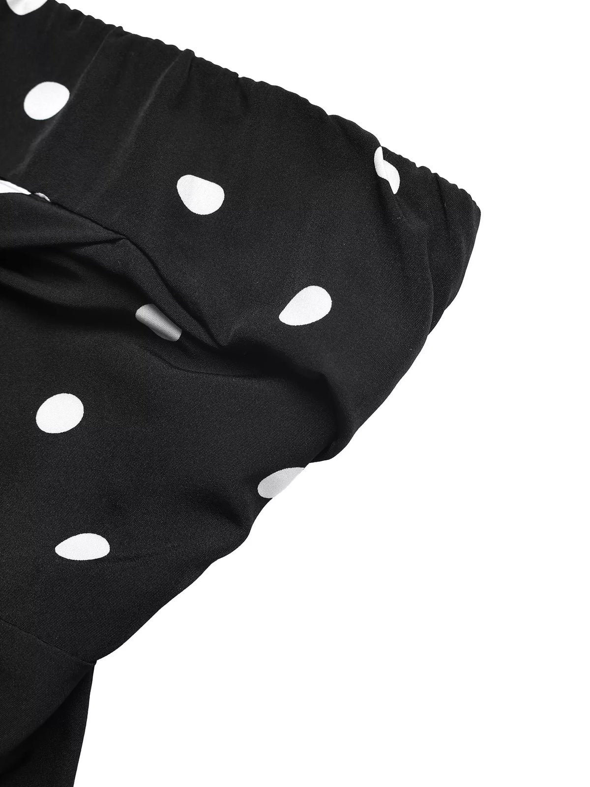 Polka dot strapless wide-leg jumpsuit by Plush Fashion Hub featuring a stylish design and comfortable fit.
