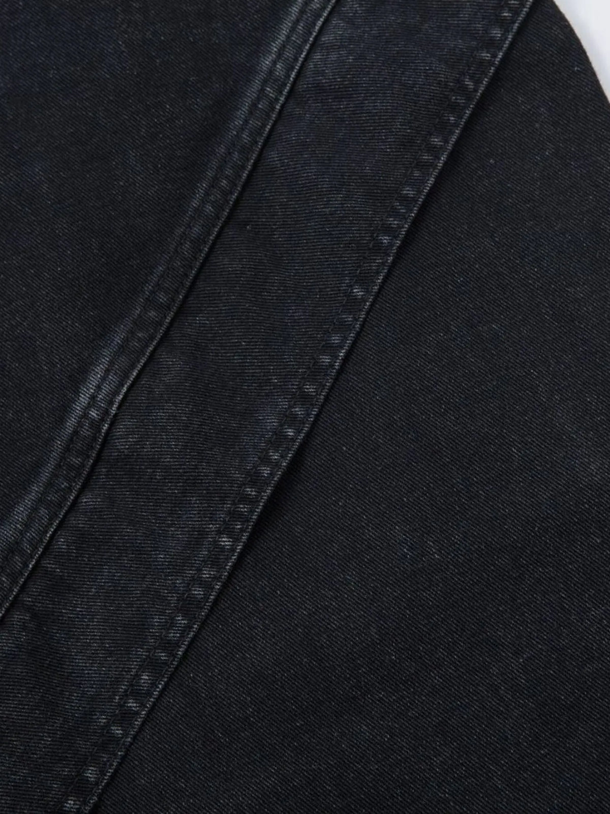 Men's wide-leg denim jeans by Plush Fashion Hub, featuring classic blue denim fabric and relaxed fit style.