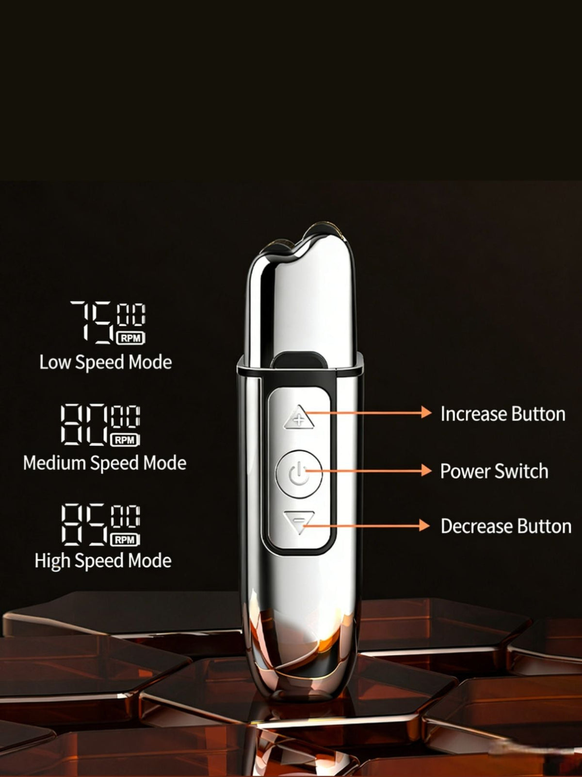 Plush Fashion Hub professional rechargeable electric foil shaver with digital display for smooth, precise facial hair removal.