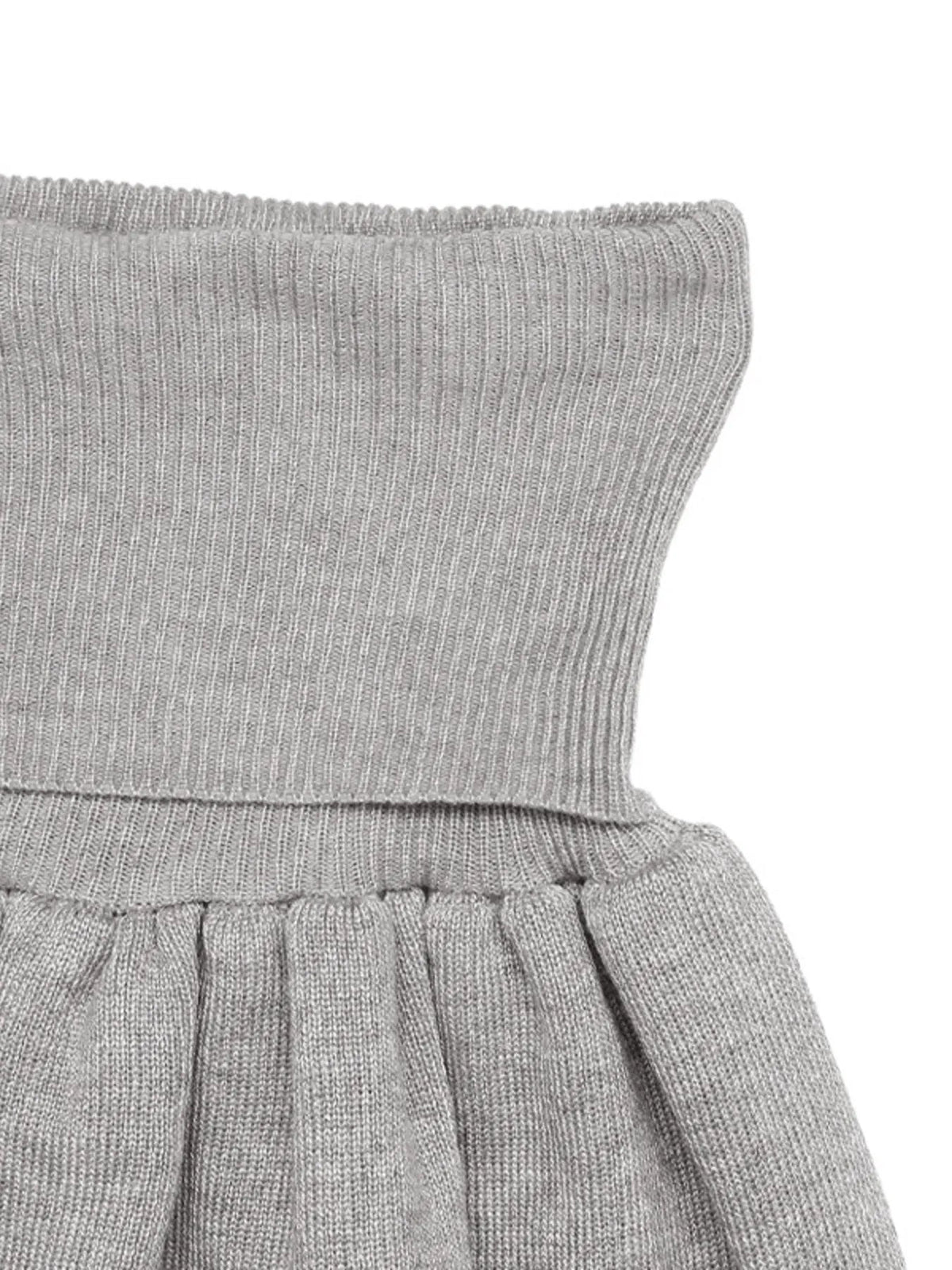 Women’s ribbed long sleeve top and pleated knit skirt set by Plush Fashion Hub, stylish and cozy women’s apparel ensemble.