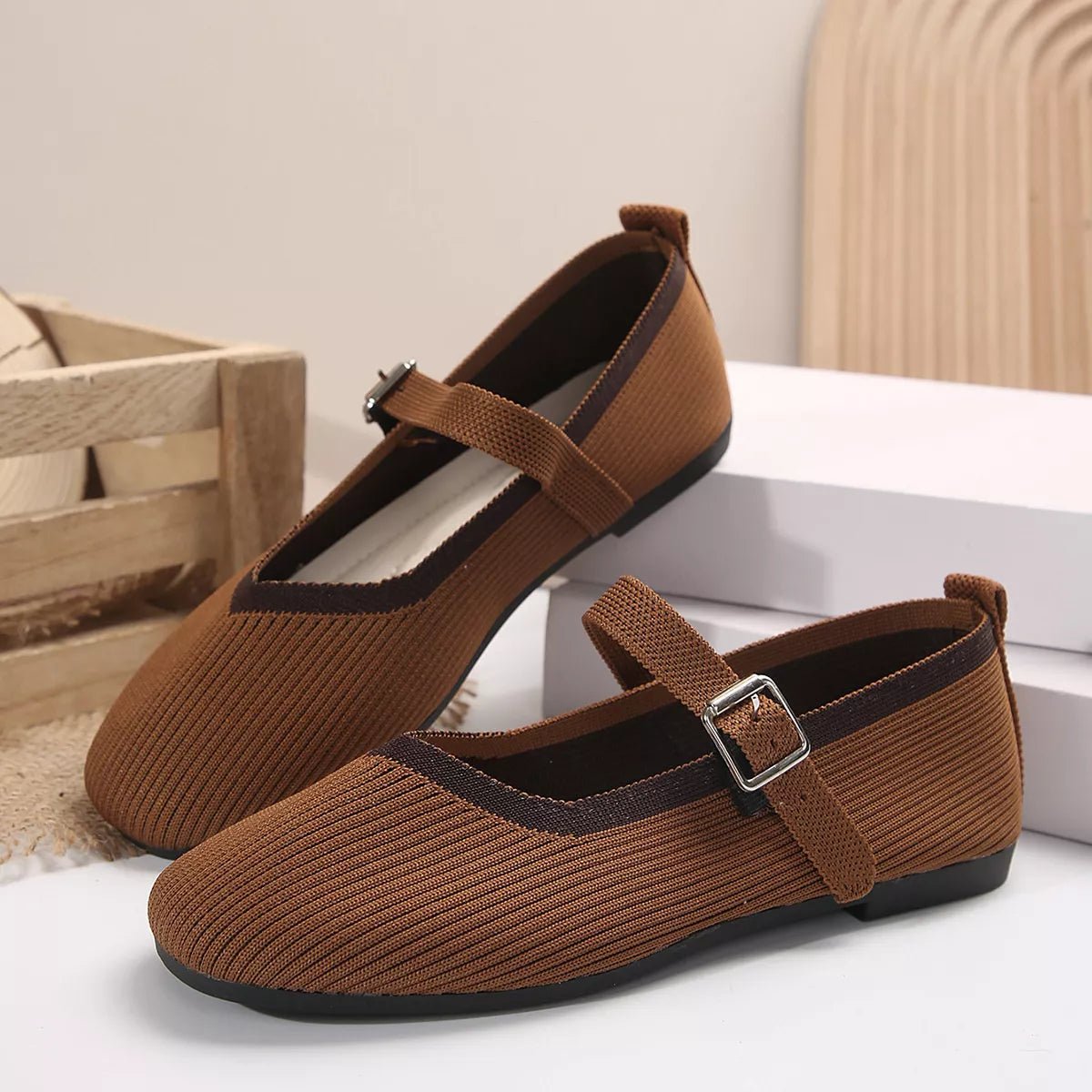 Women's breathable mesh slip-on walking sneakers by Plush Fashion Hub, round-toe casual shoes with lightweight design.