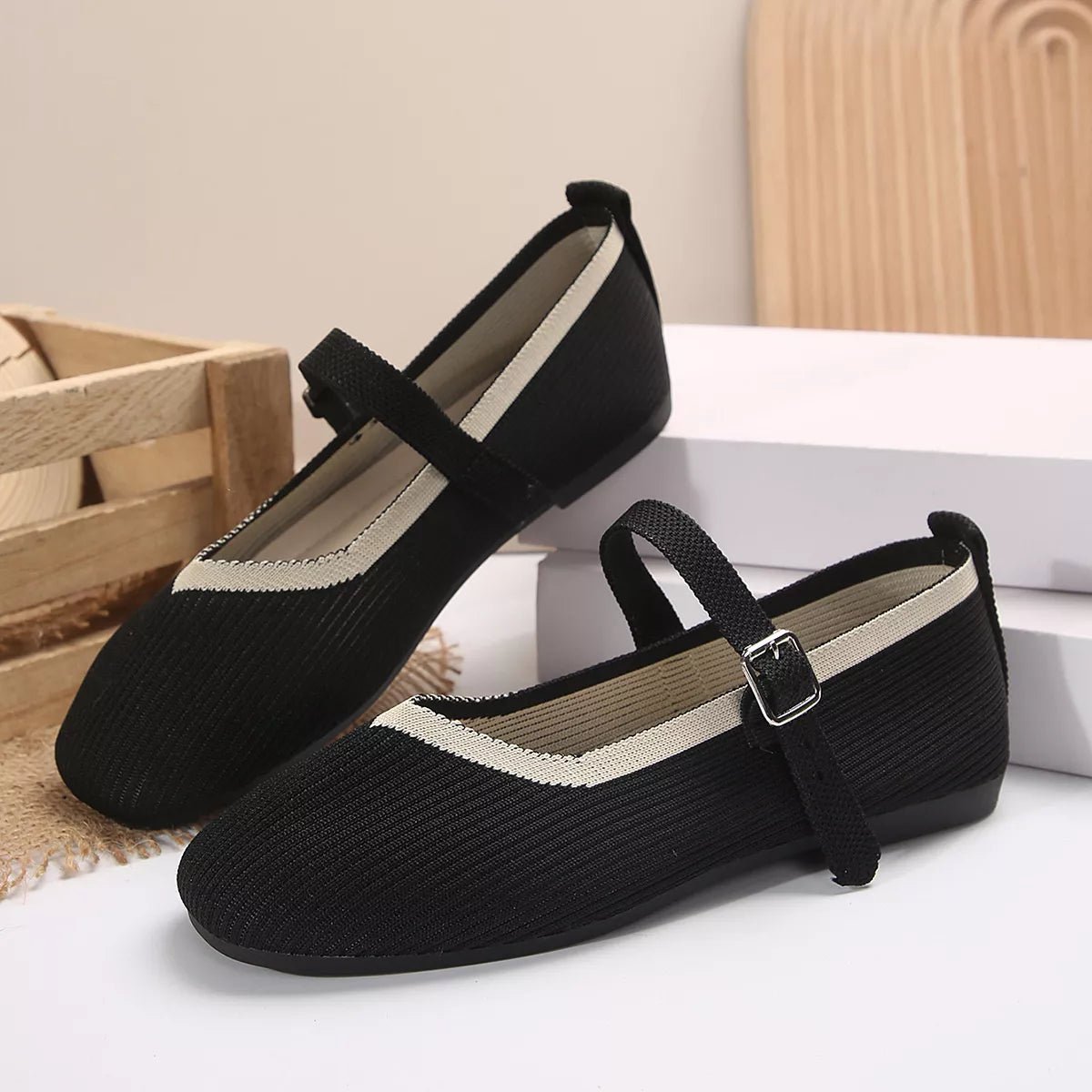 Women's breathable mesh slip-on sneakers by Plush Fashion Hub, lightweight casual shoes with round toes and comfortable design.