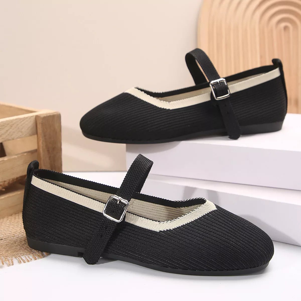 Women's breathable mesh slip-on walking sneakers by Plush Fashion Hub with round toe design and lightweight casual style.